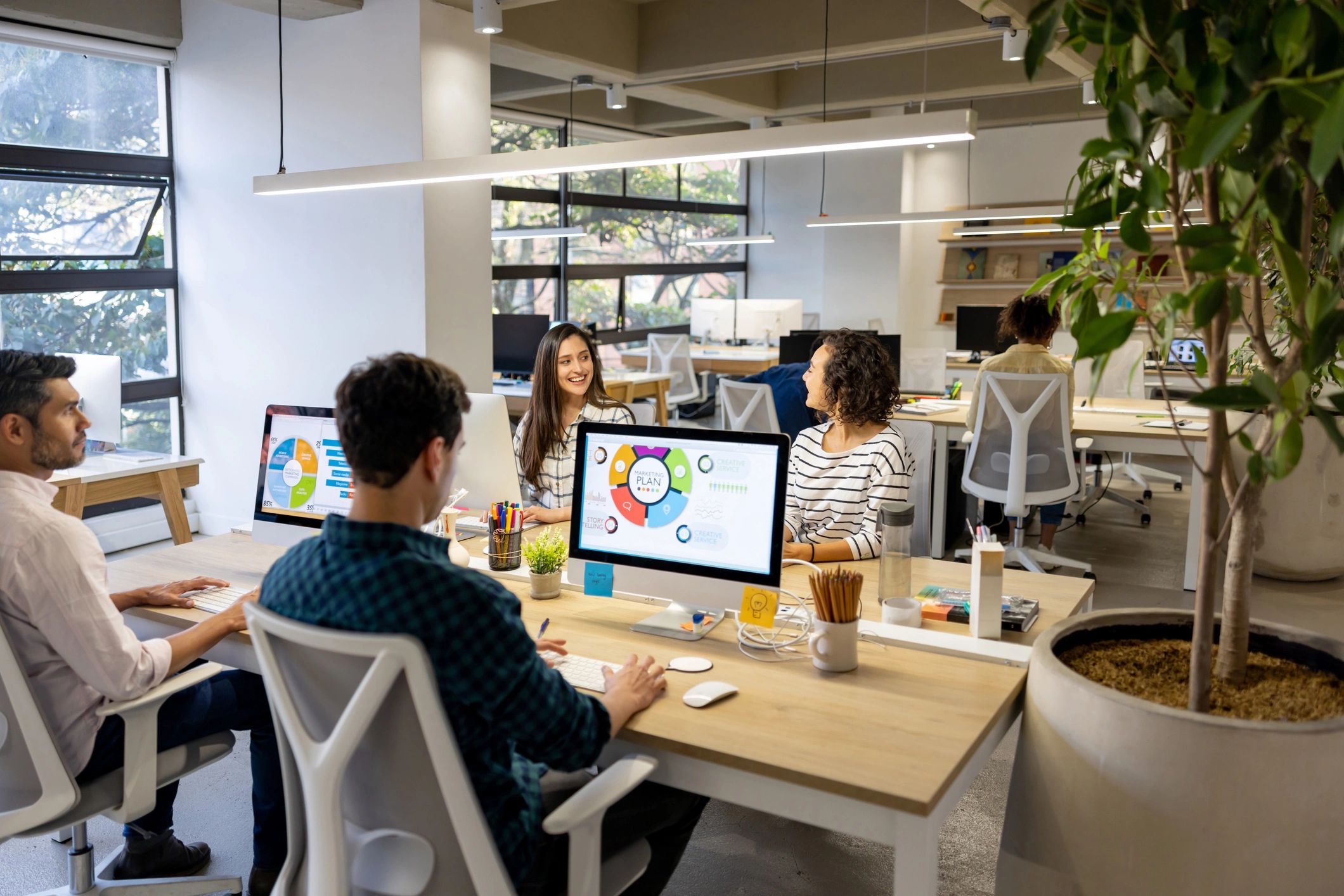 modern digital marketing consulting office healthcare